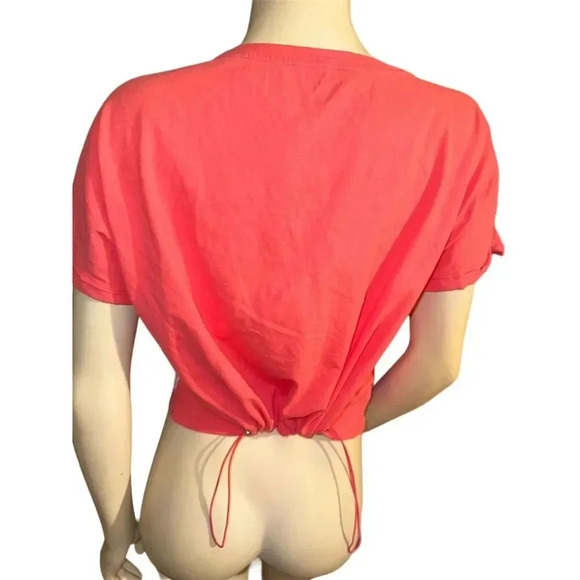 Calvin Klein Performance Bungee Hem Pocket Cotton T-Shirt Watermelon M - Picture 4 of 14